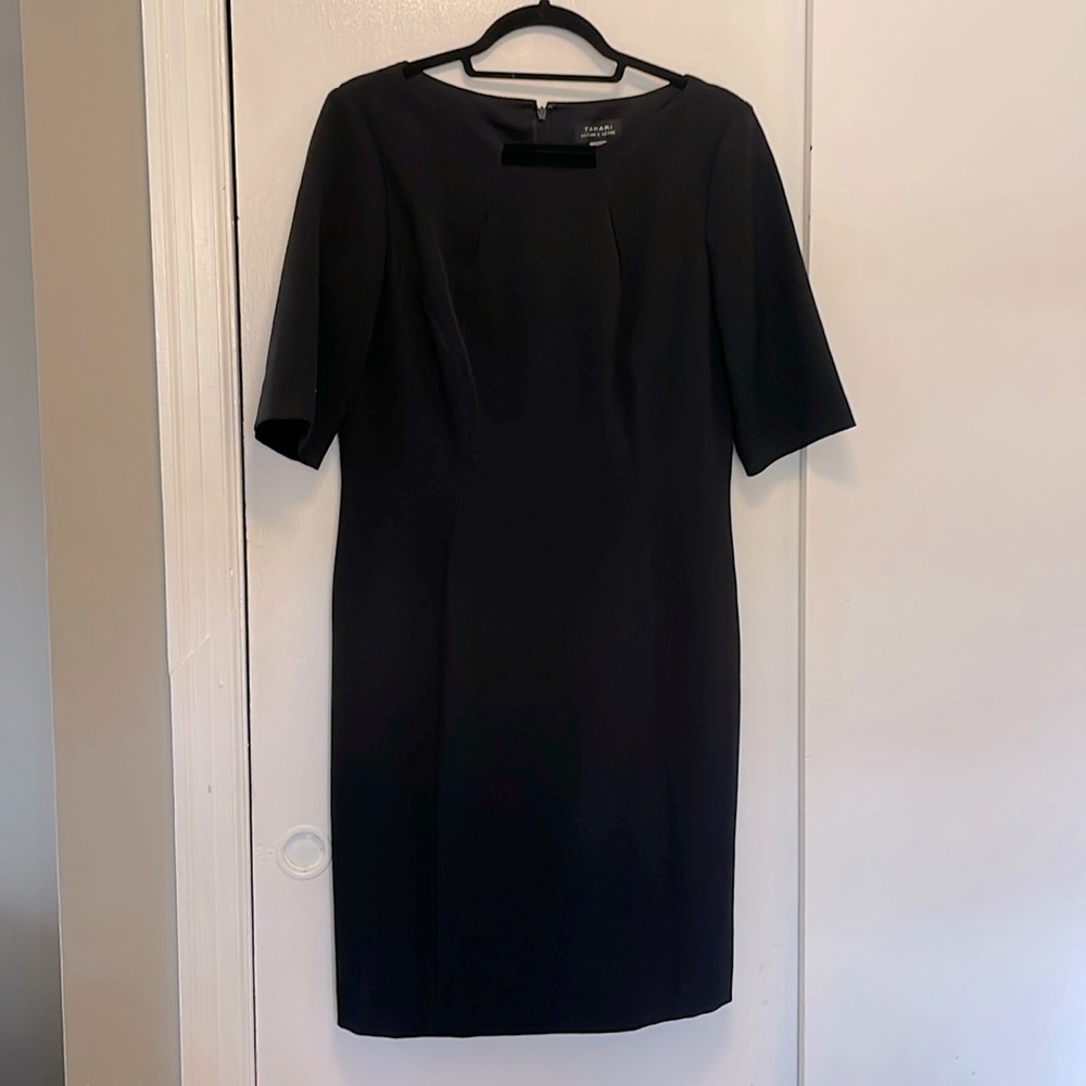 Black tahari dress size 10